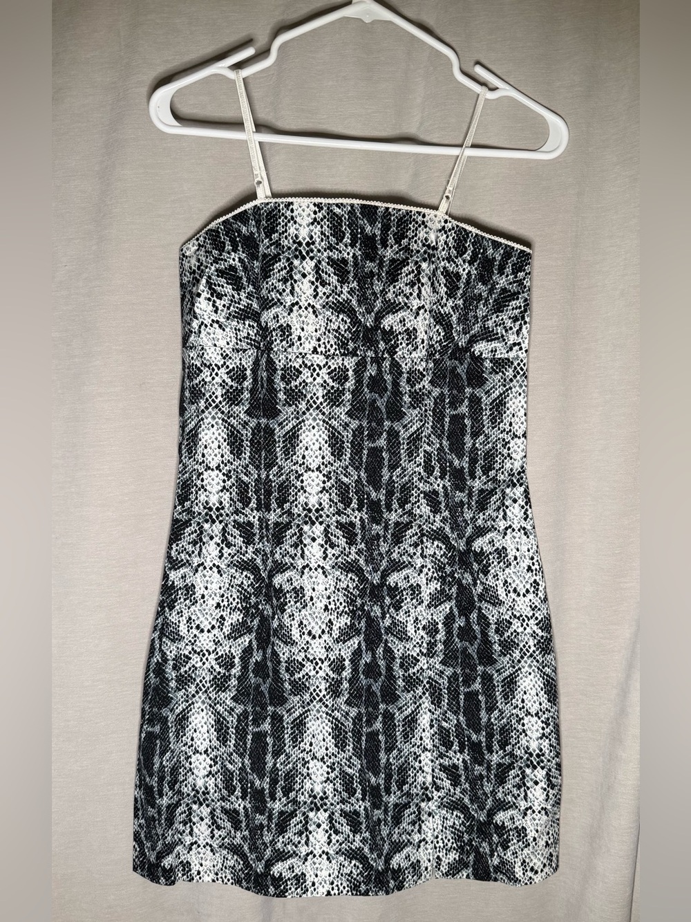 Vintage Chesley Snake Print Mini Dress – Size Large